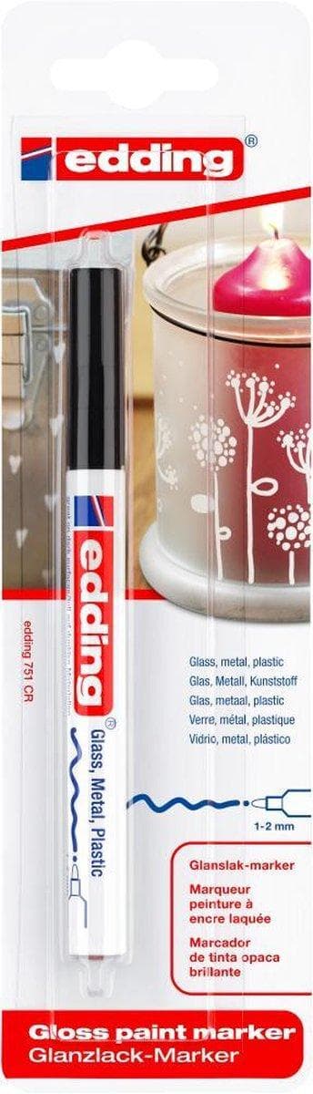 Edding 751 Gloss Paint Marker Blister med 1 svart