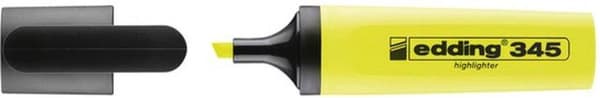 Edding 345 Highlighter Gul (10) Markører (4-345005)