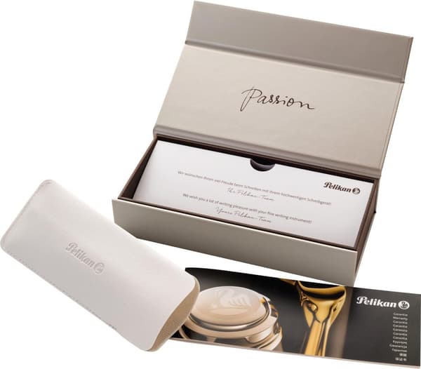 Pelikan M600 fyldepen Integreret påfyldningssystem Sort - Guld 1 stk. (984112)