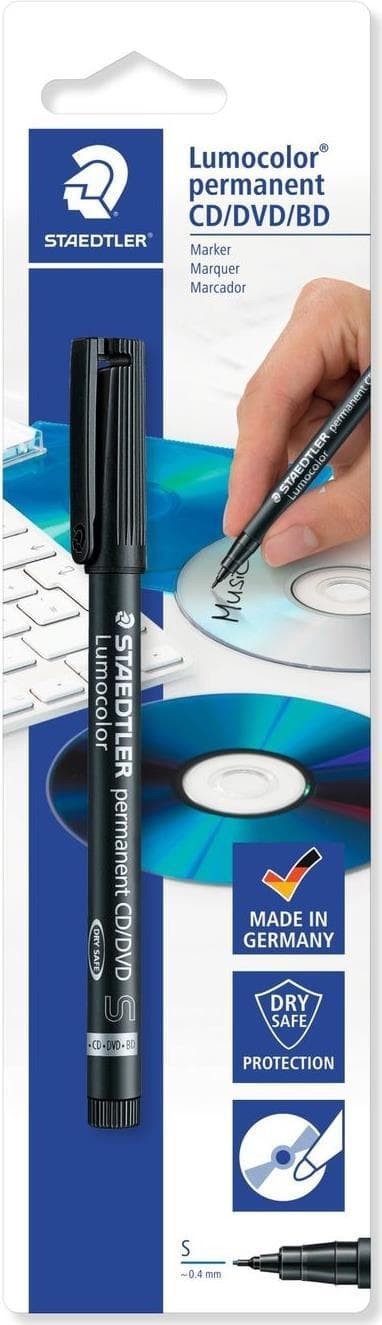 Staedtler Lumocolor pysyvä tussi musta 1 kpl (310-9CDBKD)