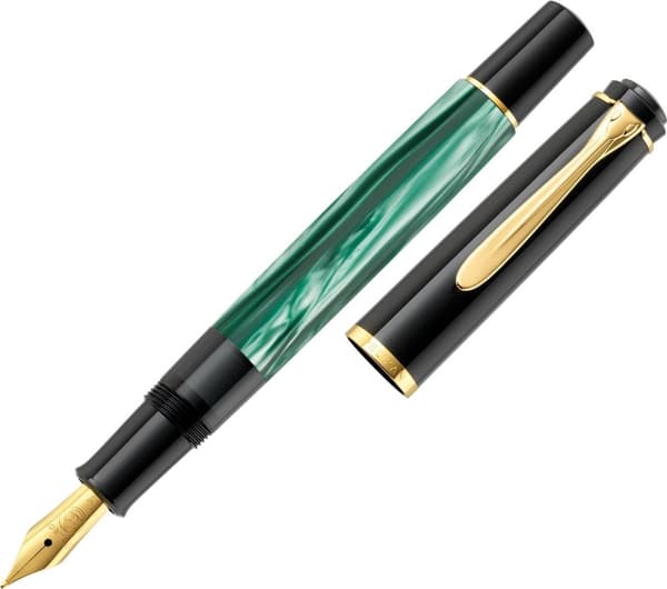 Pelikan 994103 mustekynä Integroitu täyttöjärjestelmä Musta - Kulta - Vihreä - Marmorin väri 1 kpl (994103)