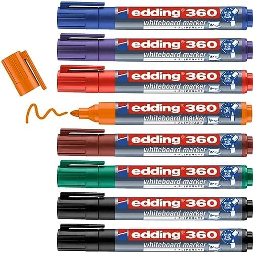 edding whiteboard tusch 4-360-8-S2999 1,5-3mm ass. 8 stk. (4-360-8-S2999)