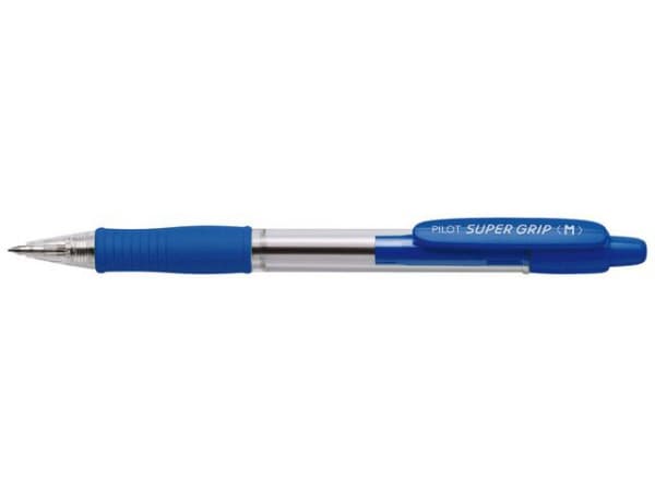 Kulepenn Pilot Supergrip M Blå (12 stk) (1 stk.)