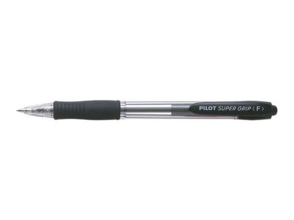 Kulepenn Pilot Supergrip F Sort (12 stk) (1 stk.)