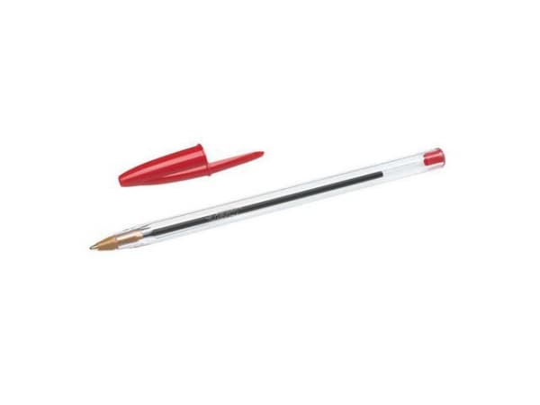 Kulepenn Bic Cristal M Rød (50 stk) (1 stk.)