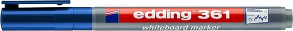Edding whiteboard tusch Edding 361 Rund 1 mm blå