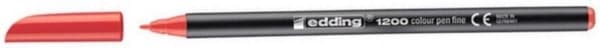 Farvepenne Edding 1200-02 rød