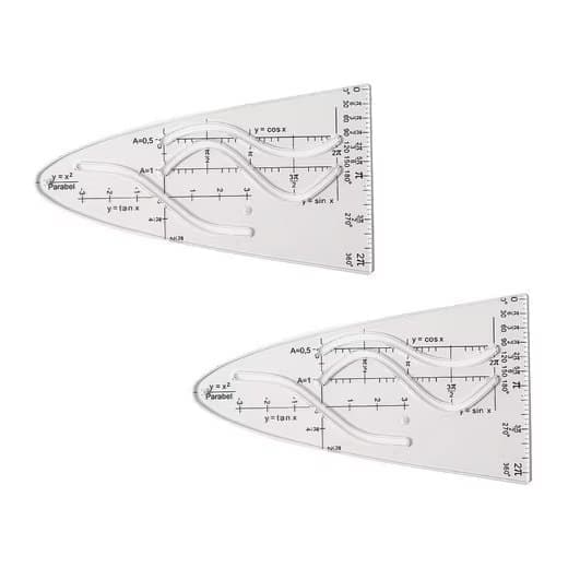 Parabelmall 2/4-pack 12,2x6,9 cm för Matematik och Design SZ1