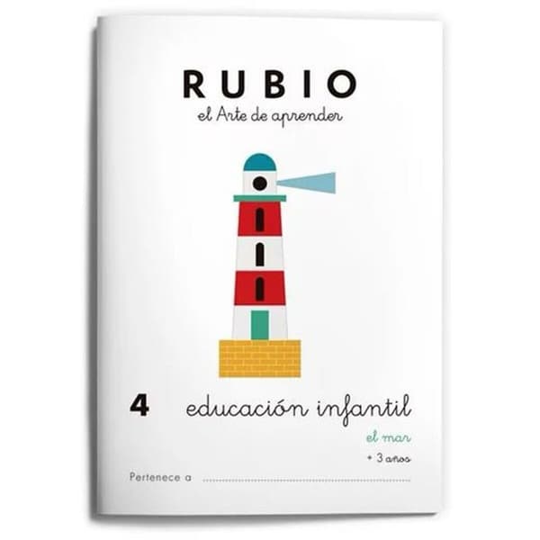 Early Childhood Education Notebook Rubio Nº4 A5 spanska (10 antal)