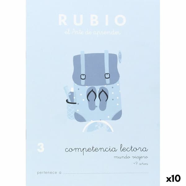Reading Comprehension Notebook Rubio Nº3 A5 spanska (10 antal)