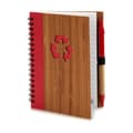 Miniatyrbild 3 av 3: Spiralbundet anteckningsblock med penna Pincello AR1810137 1 x 16 x 12 cm Bambu (12 antal)