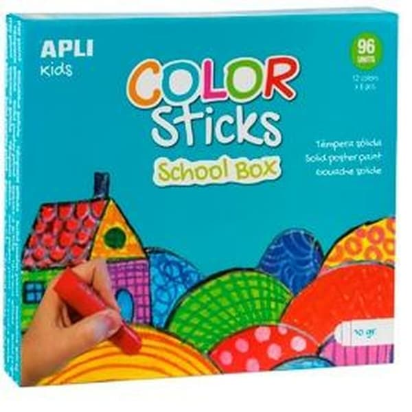 Fast tempera Apli Multicolour 96 Delar