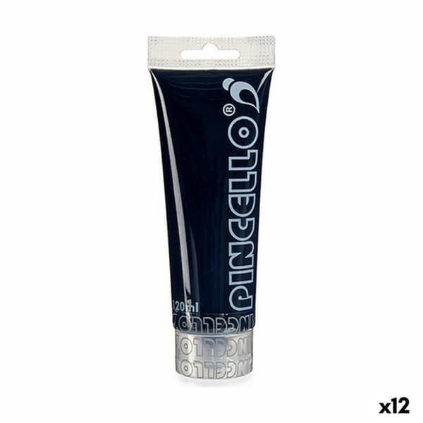 Akrylfärg Pincello AC120-12 Svart 120 ml (12 antal)