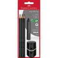 Miniatyrbild 2 av 2: Set med pennor Faber-Castell Svart (5 antal) (10 antal)