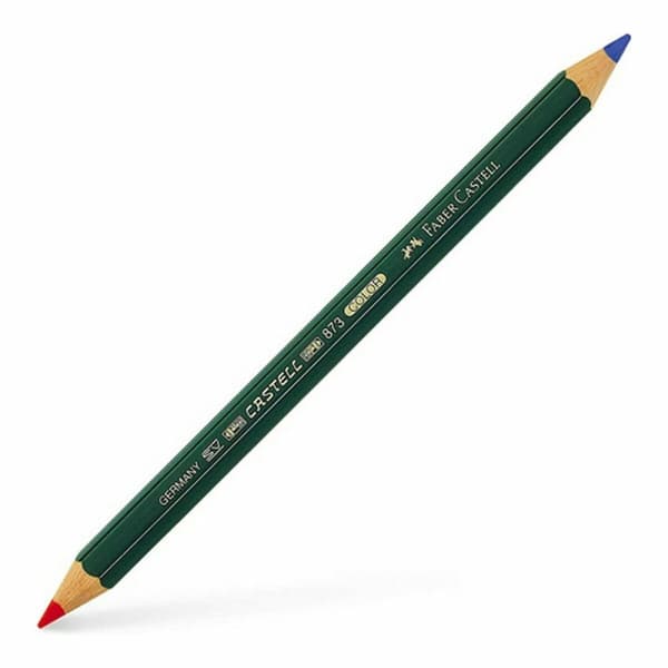 Penna Faber-Castell 873 Color Blå Röd (12 antal)
