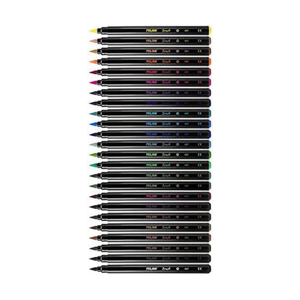 Tuschpennor Milan Multicolour 24 Delar