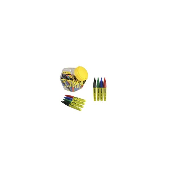 473291 Mini tuscher 4 farver rund spids Stanley