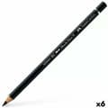 Pikkukuva 1 / 2: Lyijykynä Faber-Castell Albrecht Dürer Akvareloitava Musta Kuusikulmainen (6 osaa)