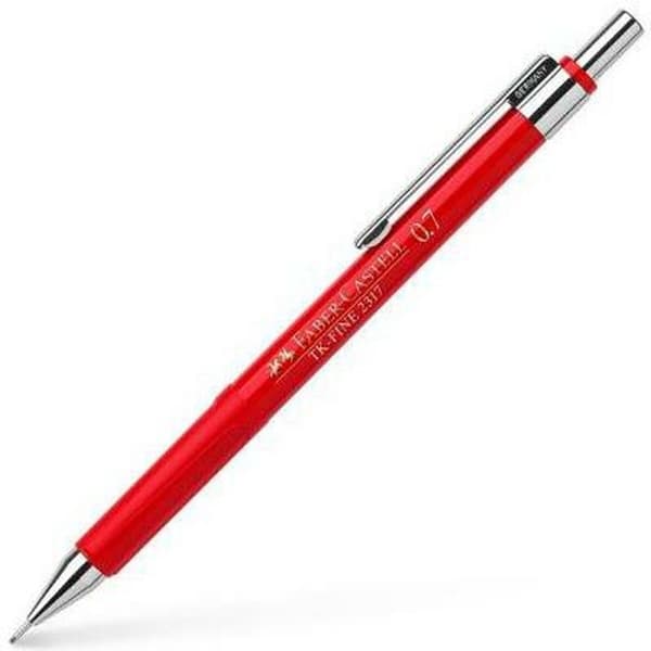 Stiftholder Faber-Castell Tk-Fine 2317 Rød 0,7 mm (10 enheder)