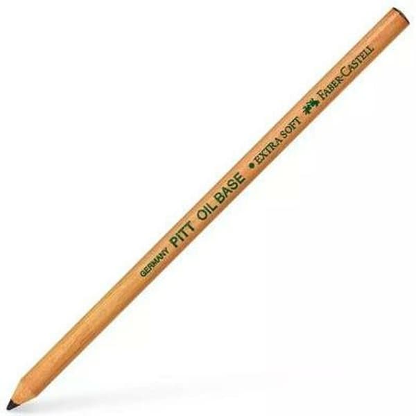 Blyant Faber-Castell Pitt Oil Base Blød Sort (6 enheder)