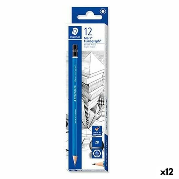 Blyant Staedtler Mars Lumograph 2B (12 enheder)