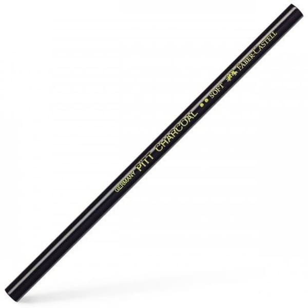 Blyant Faber-Castell Pitt Charcoal Trækul Blåsort (6 enheder)