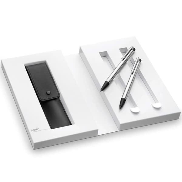 Gavesæt Lamy Kuglepen Stiftholder Sølvfarvet