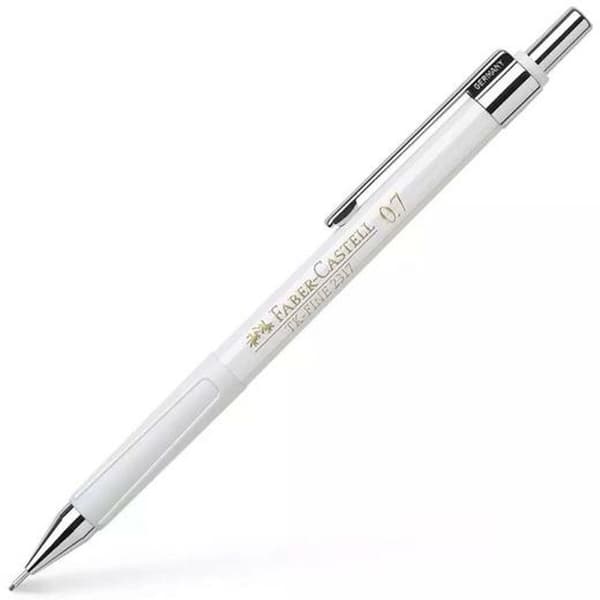 Stiftholder Faber-Castell TK-Fine 2317 Hvid 0,7 mm (10 enheder)