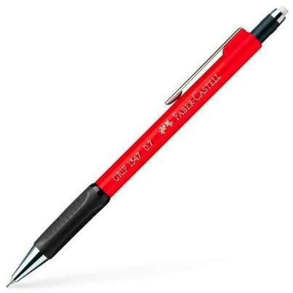 Stiftholder Faber-Castell Grip 1347 Rød 0,7 mm (12 enheder)