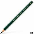 Miniatyrbild 1 av 2: Penna Faber-Castell 9000 Jumbo Svart 8B (6 Delar)
