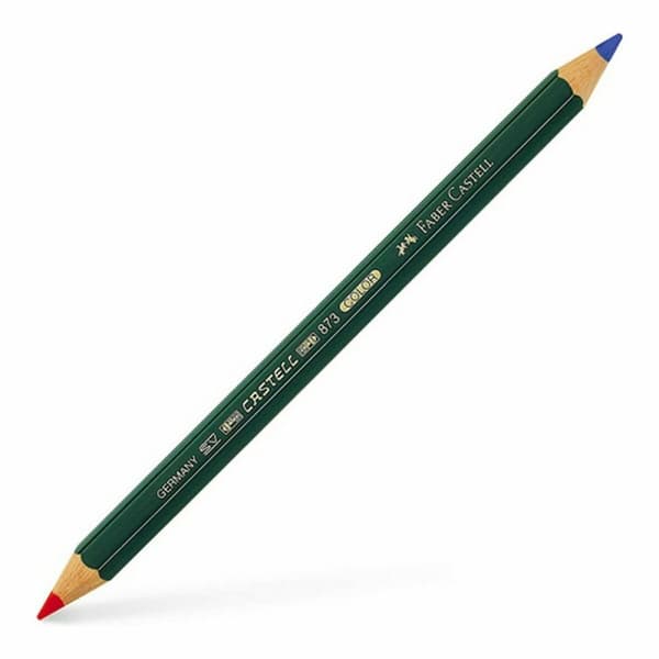 Penna Faber-Castell 873 Color Blå Röd (12 antal)