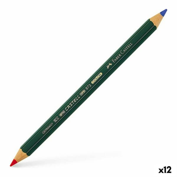 Penna Faber-Castell 873 Color Blå Röd (12 antal)