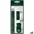 Miniatyrbild 1 av 2: Set med pennor Faber-Castell Svart (5 antal)