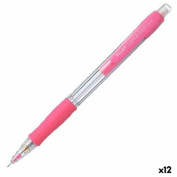 Pennset Pilot Super Grip Rosa 0,5 mm (12 antal)