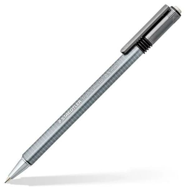 Lyijykynän pidin Staedtler Triplus Micro 774 Harmaa 0,5 mm (3 Kappaletta) (10 osaa)