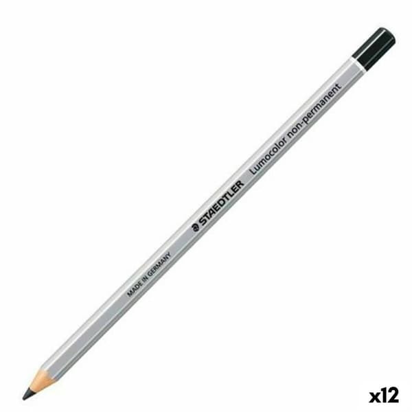 Farveblyanter Staedtler Non-Permanent Sort (12 enheder)