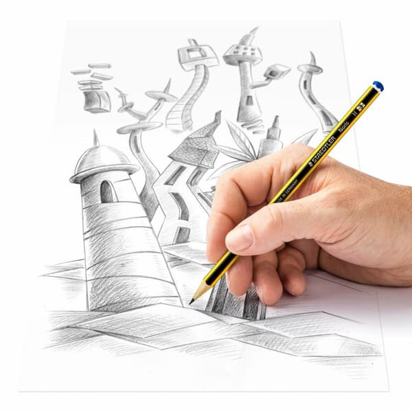 Lyijykynä Staedtler Noris 120-3 Kuusikulmainen H (12 osaa)