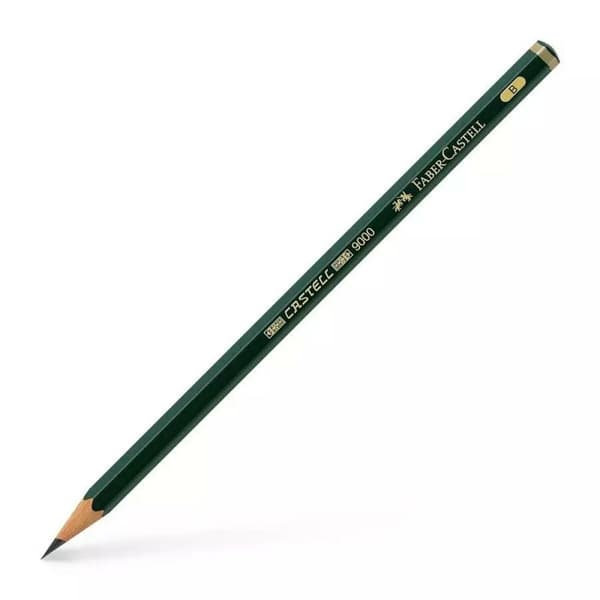 Penna Faber-Castell 9000 Ekologisk Sexkantig B (12 antal)
