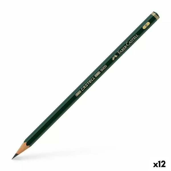 Penna Faber-Castell 9000 Ekologisk Sexkantig B (12 antal)