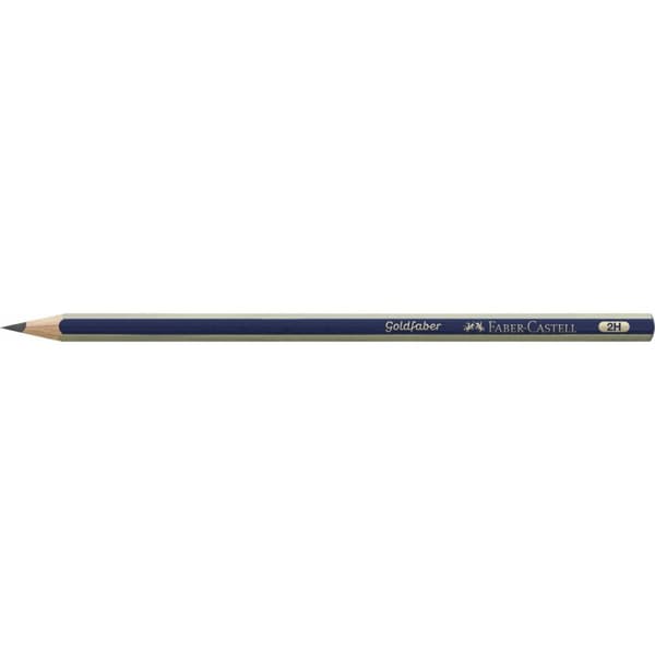 Blyant Faber-Castell GoldFaber 1221 Sekskantet 2H (12 enheder)