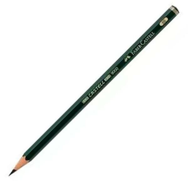 Penna Faber-Castell 119006 Sexkantig 6B Svart Grön Ekologisk (12 antal)