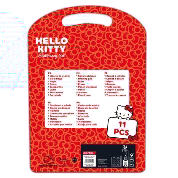 Stiftholder Hello Kitty Iconic Hvid Rød