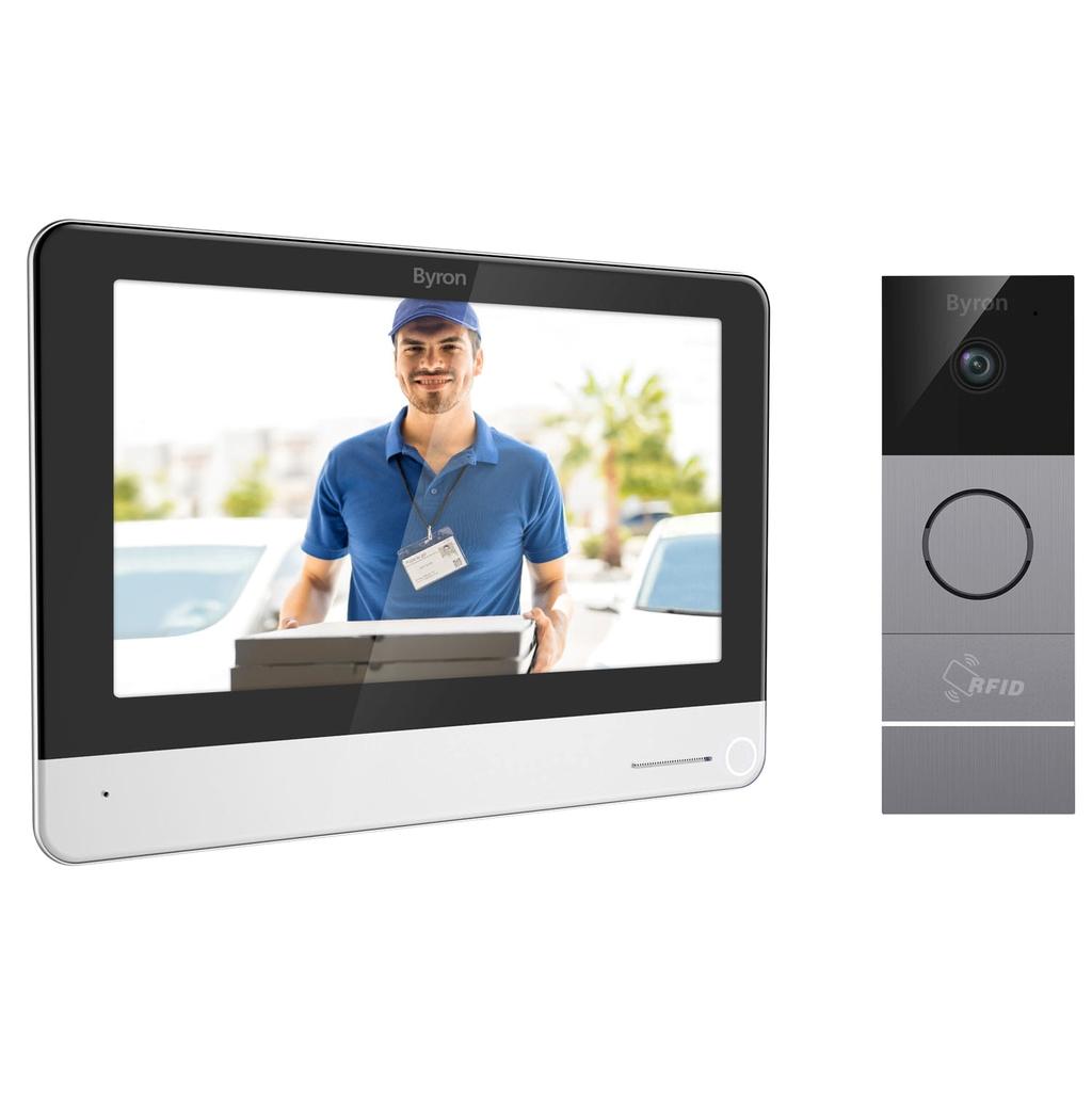 Byron DIC-23312 Trådlös Videodörrklocka 7" RFID 2-vägskomm.