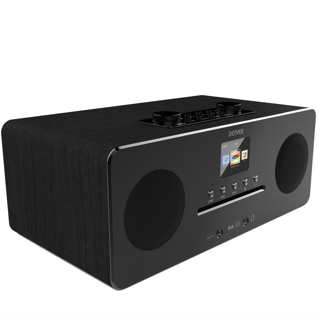 Denver Internet Radio/CD/AUX/Bluetooth MIR-260 Black