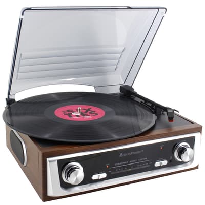 Soundmaster Retro Turntable PL196H