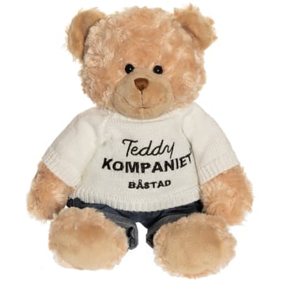 Teddy m. Stickad Logotröja & Jeans