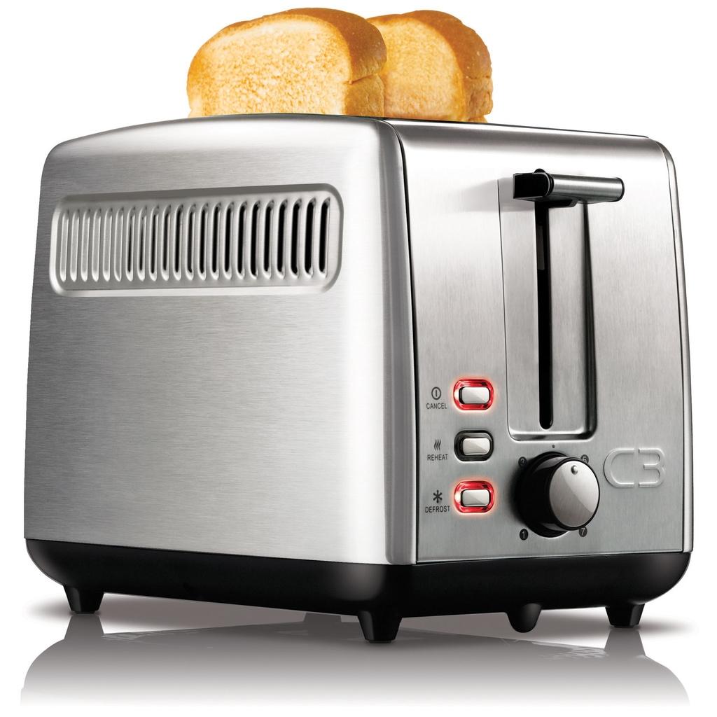 C3 Stainless Toaster 2 Slices