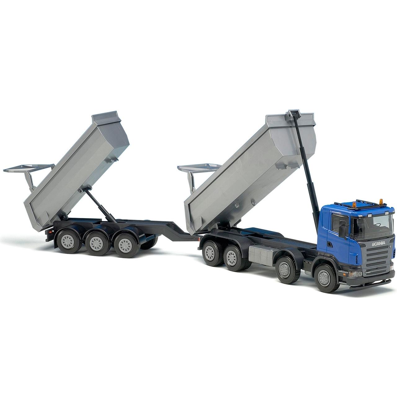 Scania Tipplastbil & Släp Blue