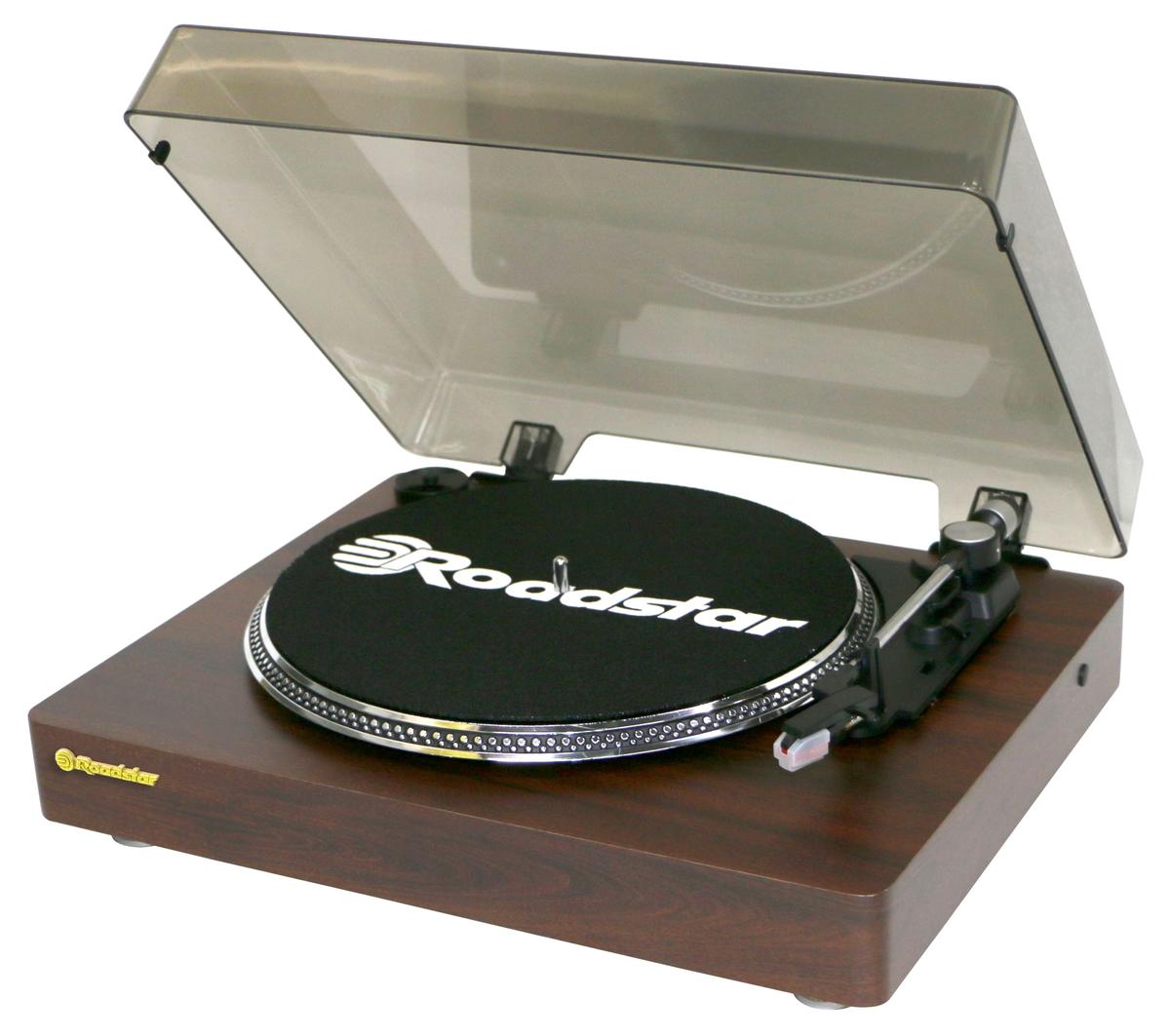 Roadstar TT385BT Turntable Retro Wood CDON