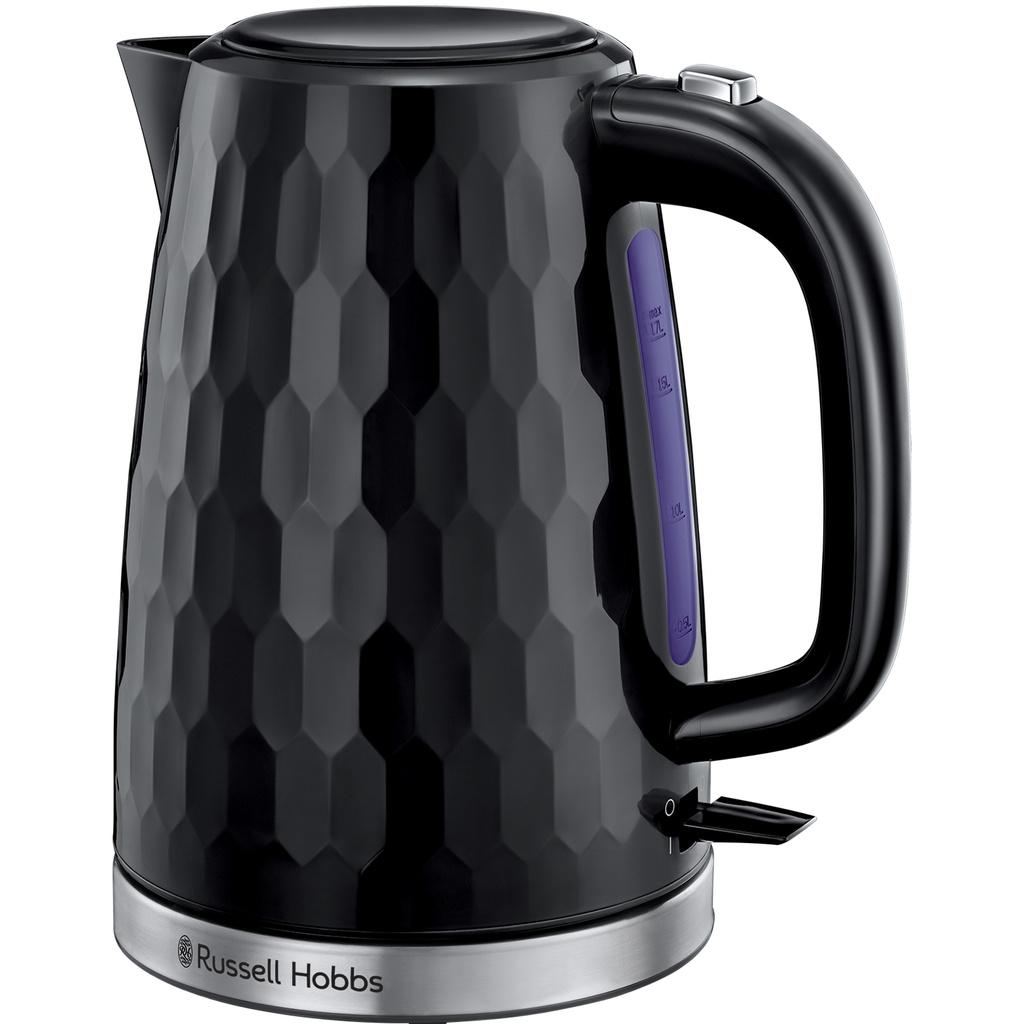 Russell Hobbs Water Boiler 26051-70 Honeycomb Kettle Black